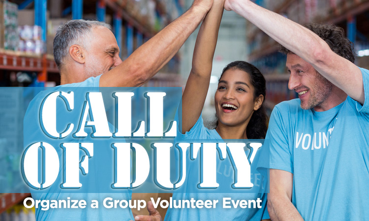 Call of Duty — Organize a Group Volunteer Event