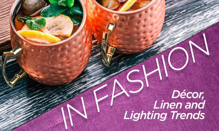 In Fashion — Décor, Linen, and Lighting Trends