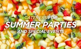 Iowa Caterers for Summer Parties and Special Events