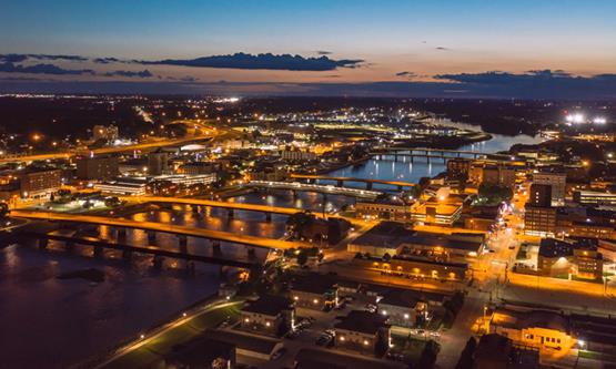 Waterloo, Iowa Aerial