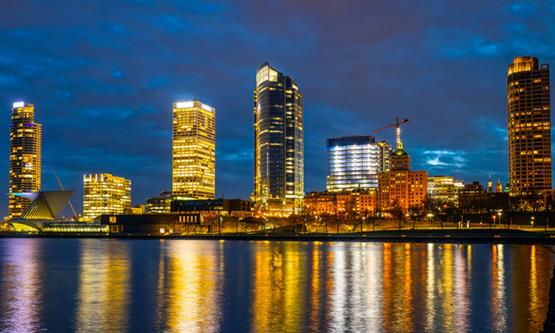 Milwaukee Skyline Night